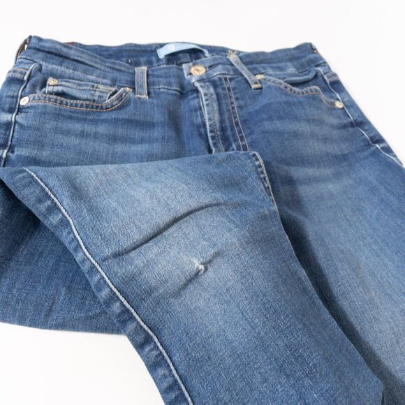 Bundle of Two 7 For All Mankind Skinny Jeans Blair + Josefina SZ 26 - Picture 15 of 15